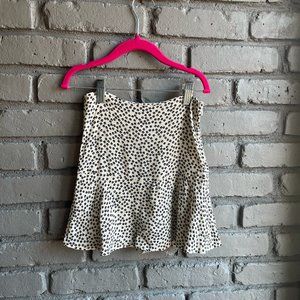 Zara Girl's Skort - Black Flowers (10)